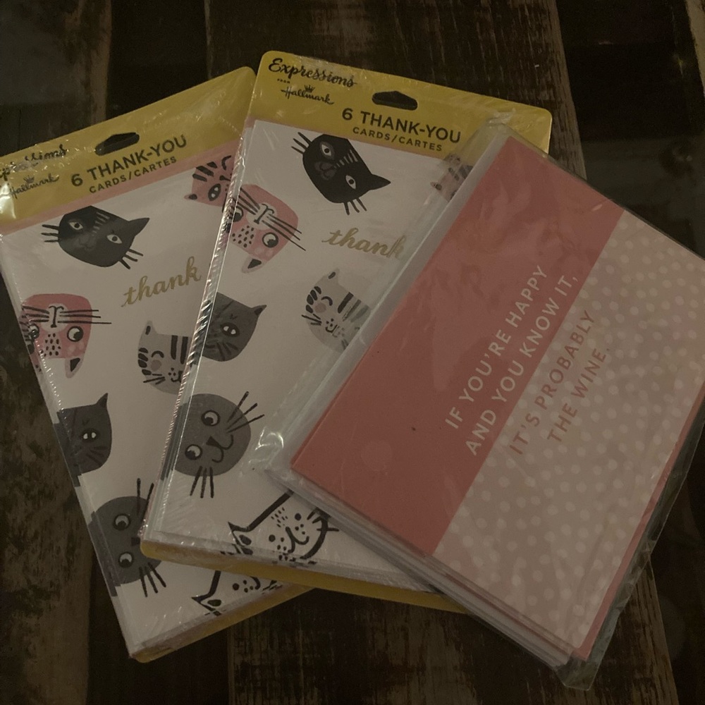 Blank Thank You cards!